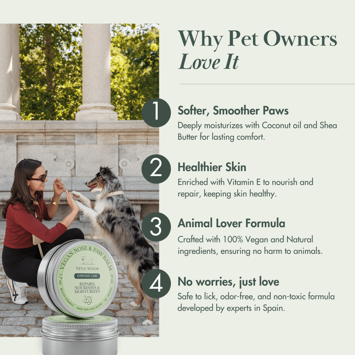 Dog Vegan Nose and Paw Balm